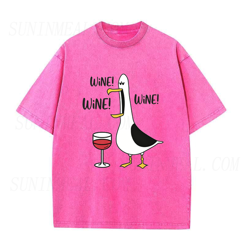 Wine Obsessed Seagull Unisex Tee