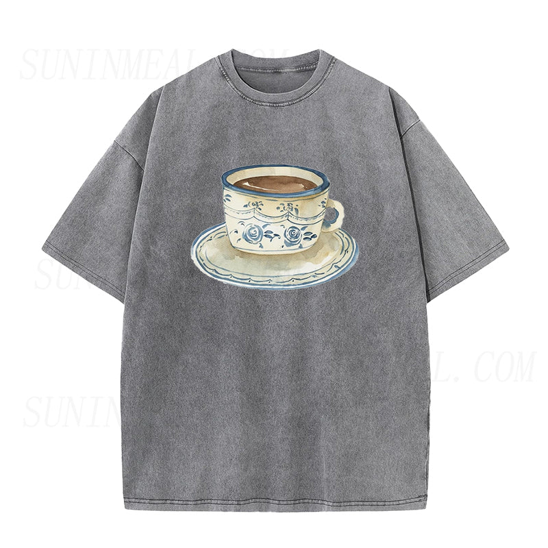 Vintage Coffee Cup Unisex Tee