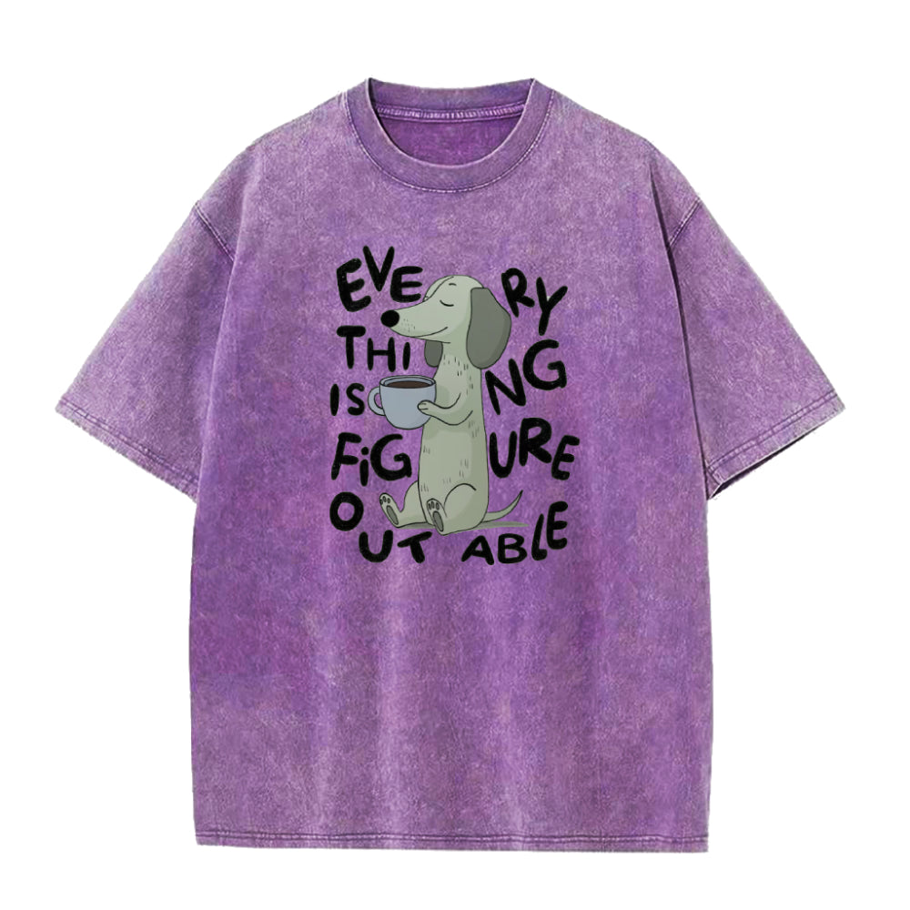Everything Is Figureoutable コーヒー ユニセックス Tシャツ