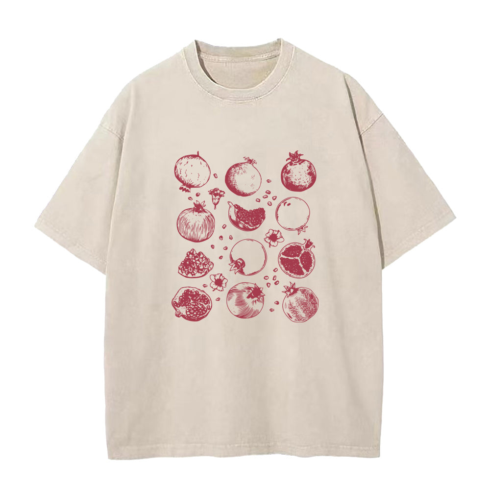 ザクロユニセックスTシャツ