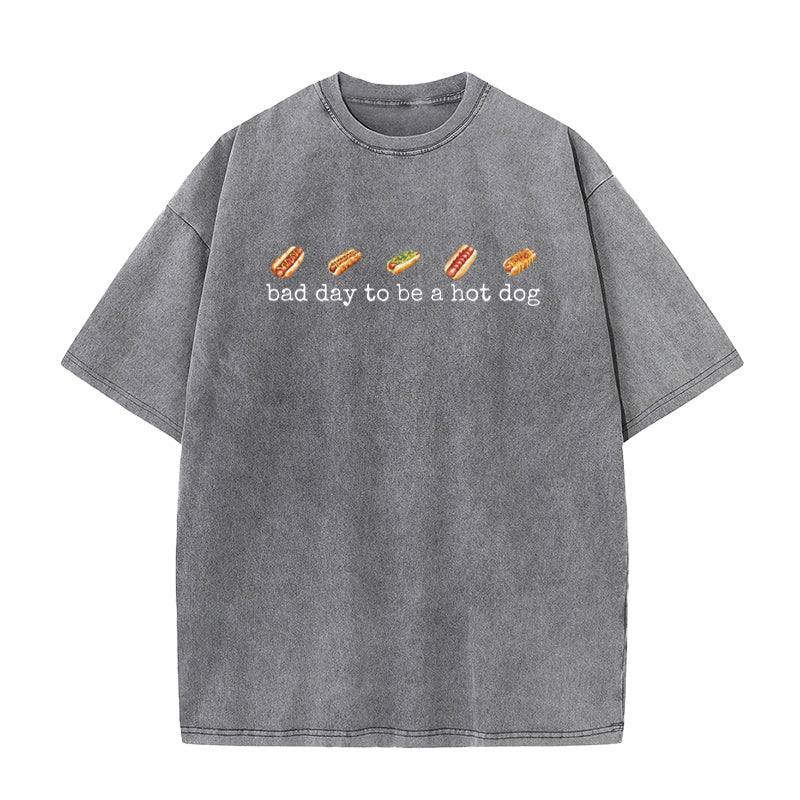 Bad Day to Be a Hotdog Unisex Tee