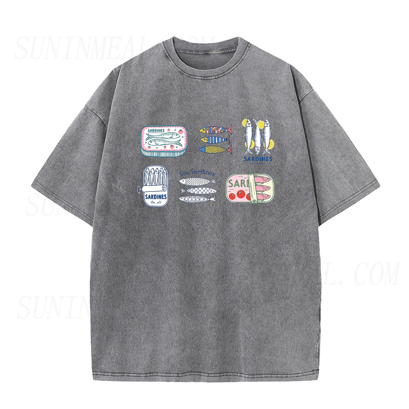 Retro Les Sardines Unisex Tee