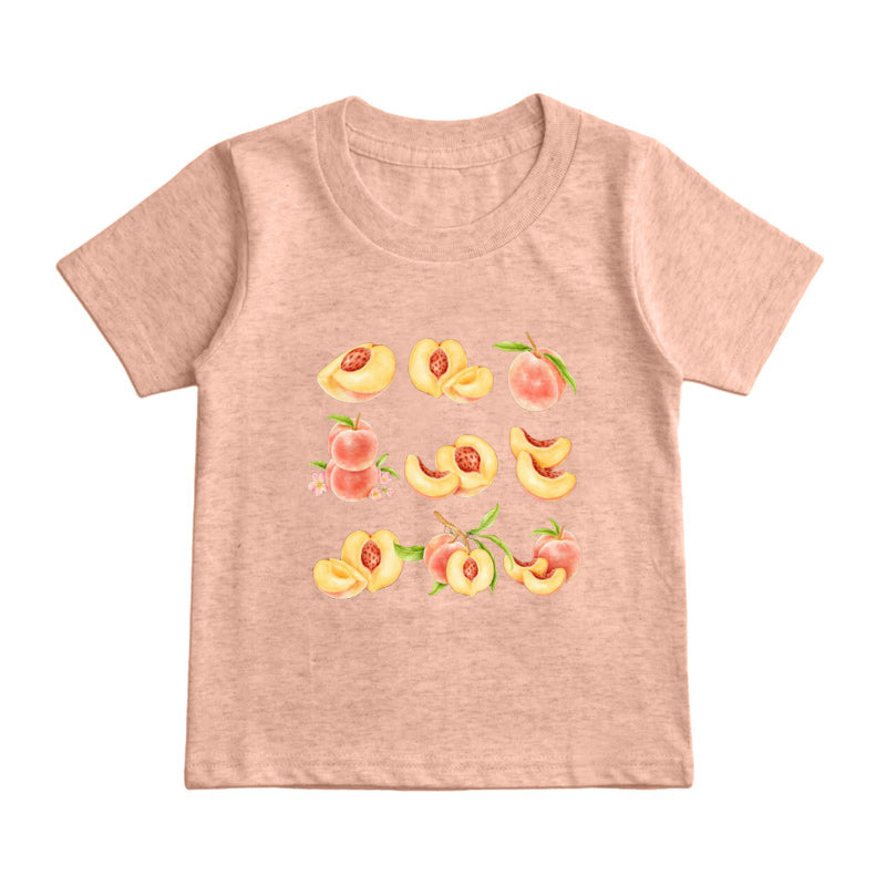 Peach Fruit Kids T-Shirt
