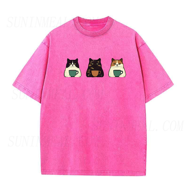 cat coffe Unisex Tee