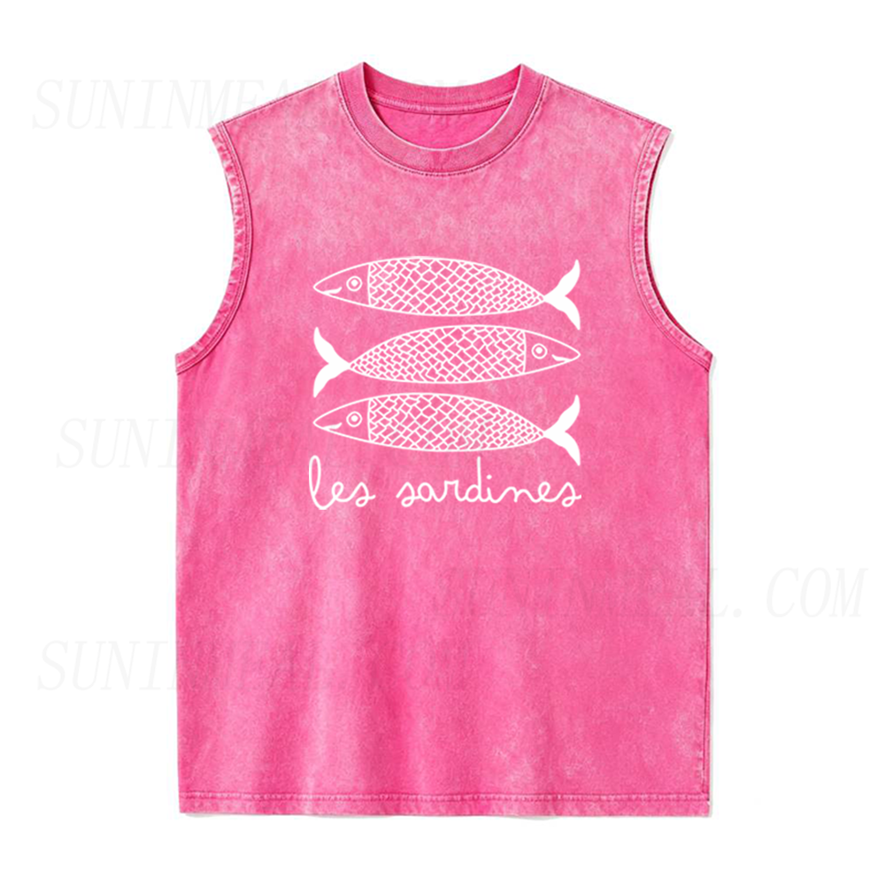 Les Sardines Unisex Tank Top
