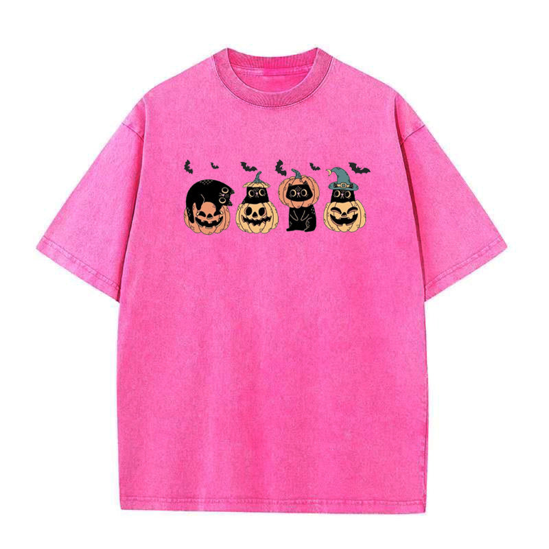 Cute Halloween Black Cats Unisex Tee