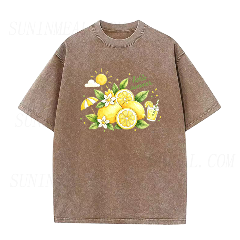 Hello Summer Lemon Unisex Tee