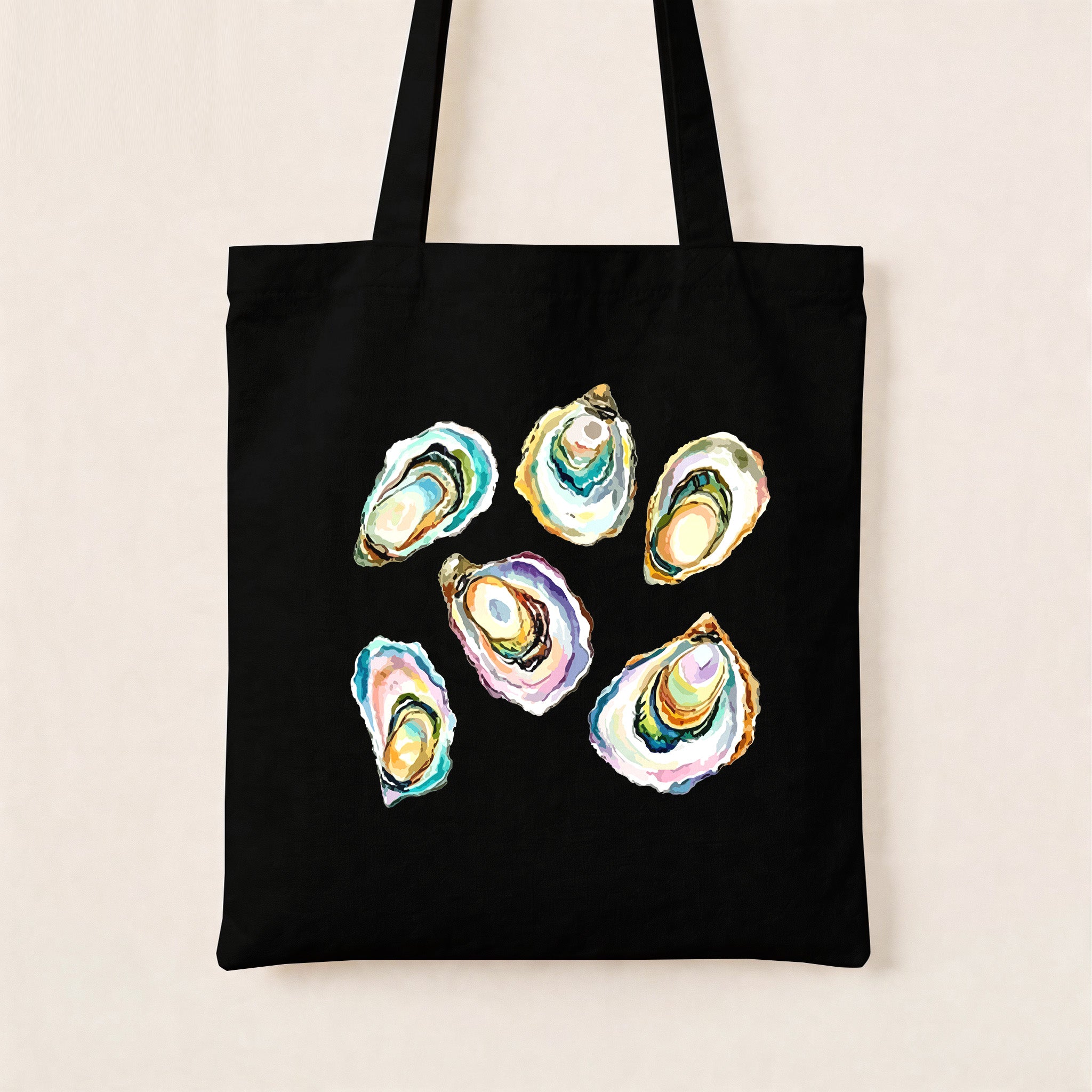 Watercolor Oyster Canvas Tote Bag