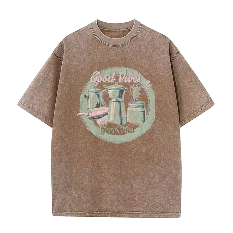 Good Vibes & Good Pies Unisex Tee