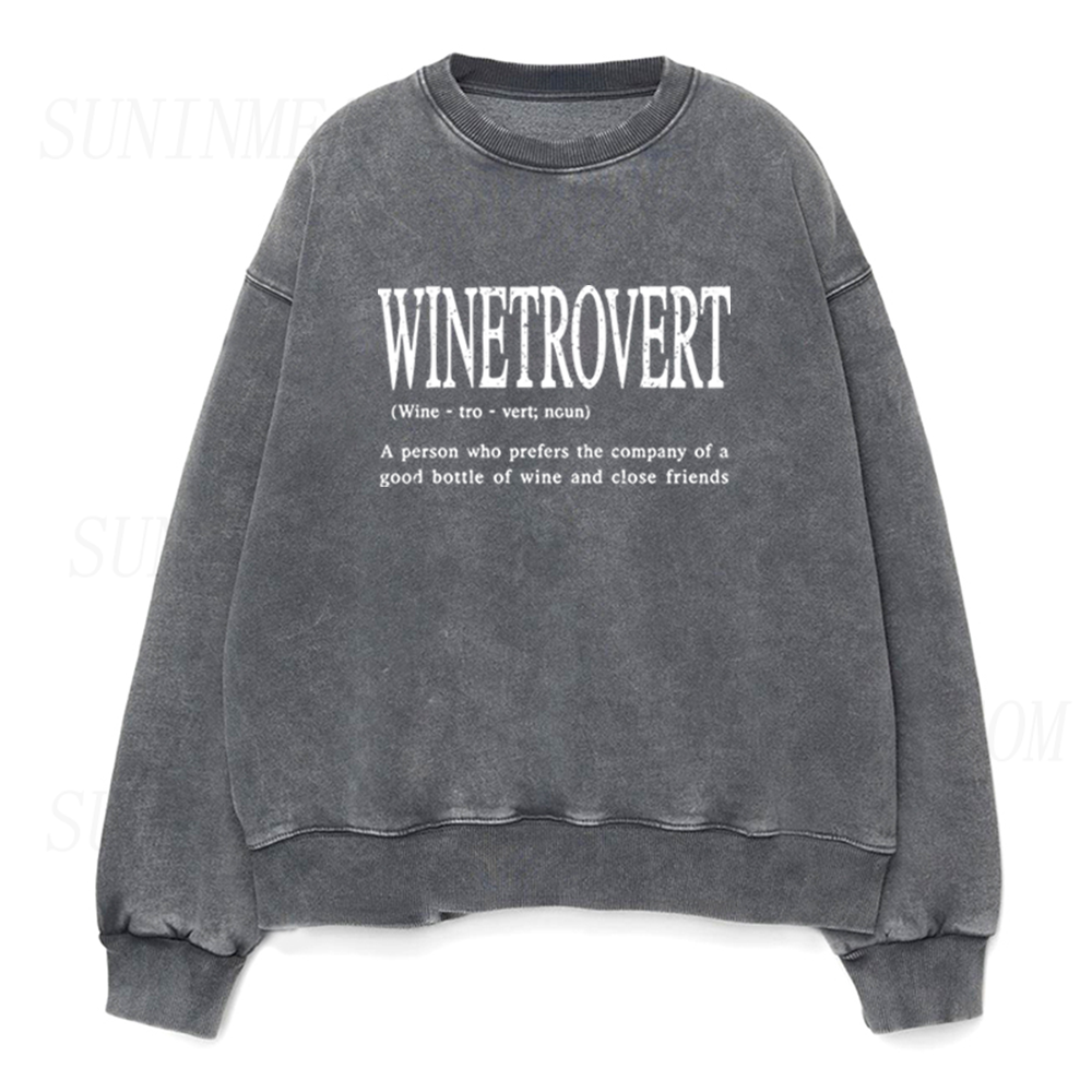 Funny Wine Definition Unisex Crewneck Sweatshirt