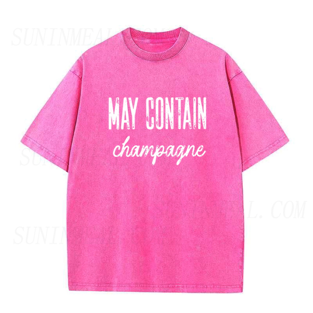 May Contain Champagne Unisex Tee