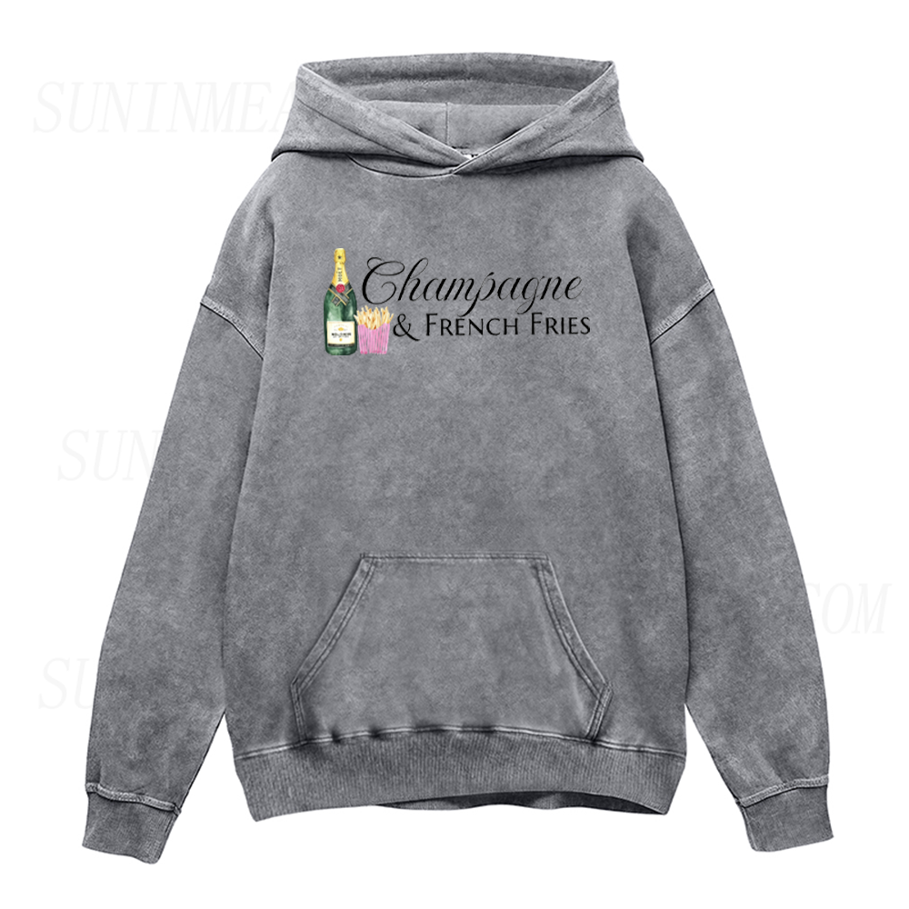 Champagne & French Fries Unisex Hoodie