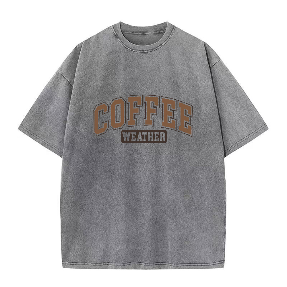 コーヒーウェザーユニセックスTシャツ