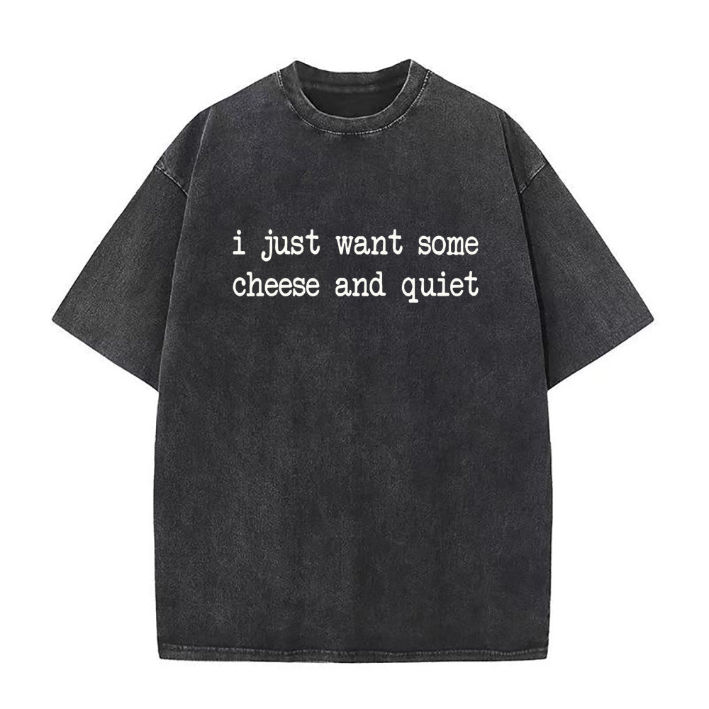 I just want some cheese and quiet Unisex Tee