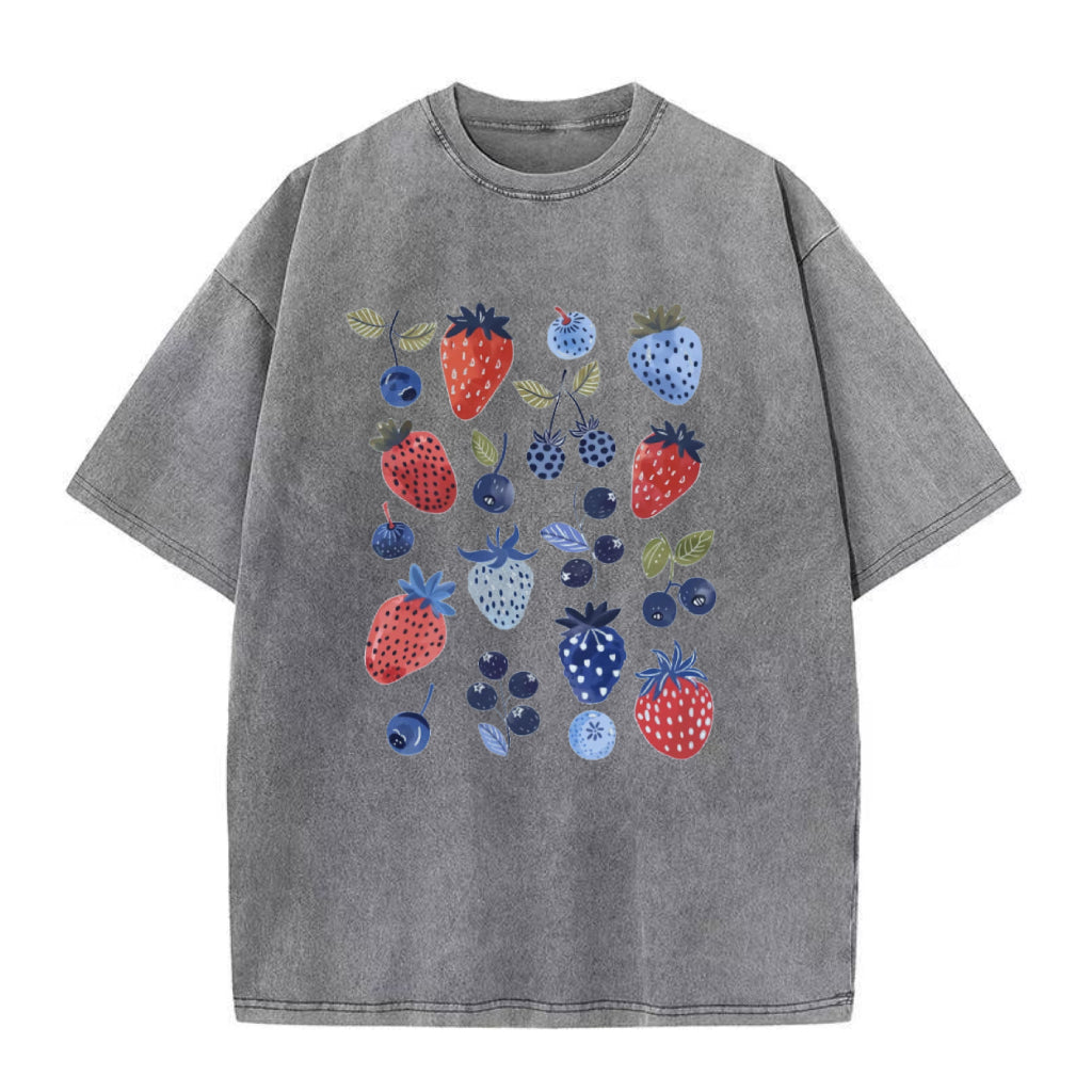 キュートなベリーのユニセックスTシャツ