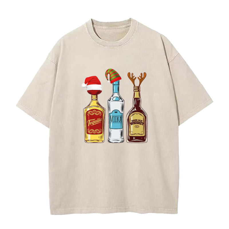Tequila Vodka Whiskey Unisex Tee