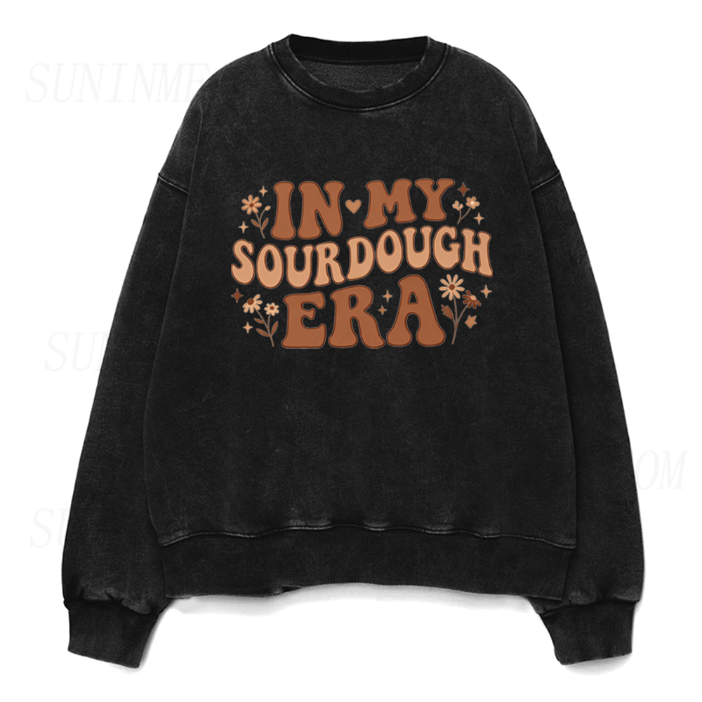 Vintage In My Sourdough Era Baker Unisex Crewneck Sweatshirt