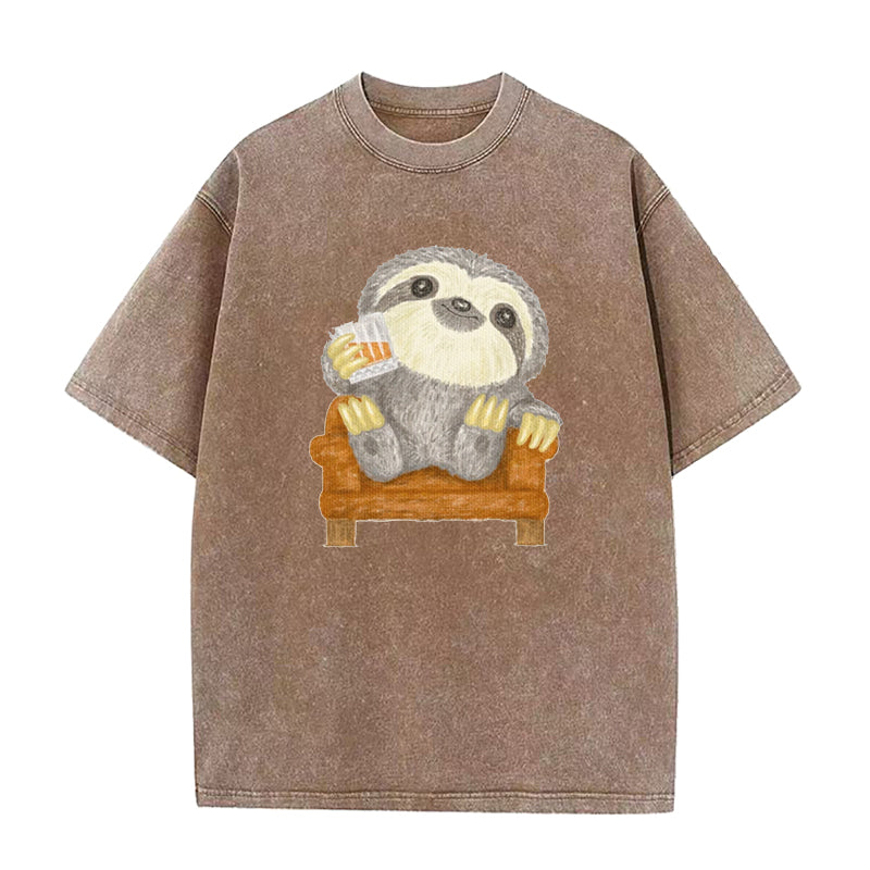 Sloths drinking Unisex Tee