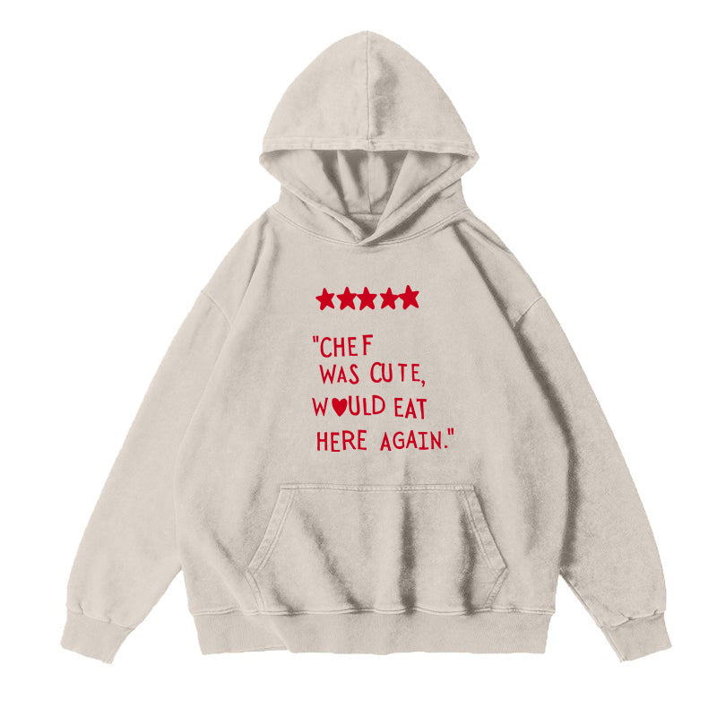 Chef was cute Unisex Hoodie