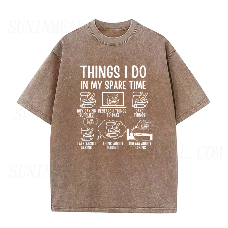 Things I Do Baking Unisex Tee