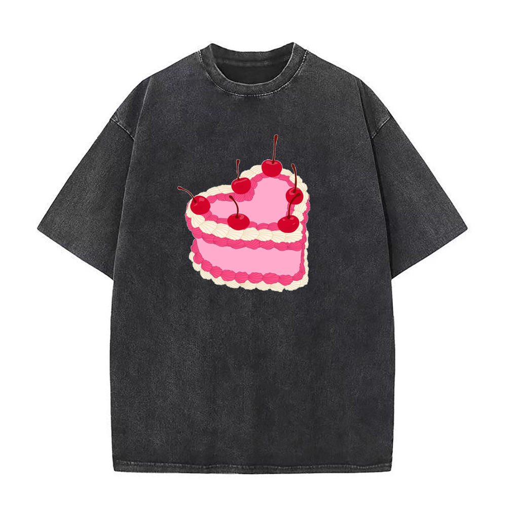 チェリーケーキ ユニセックスTシャツ