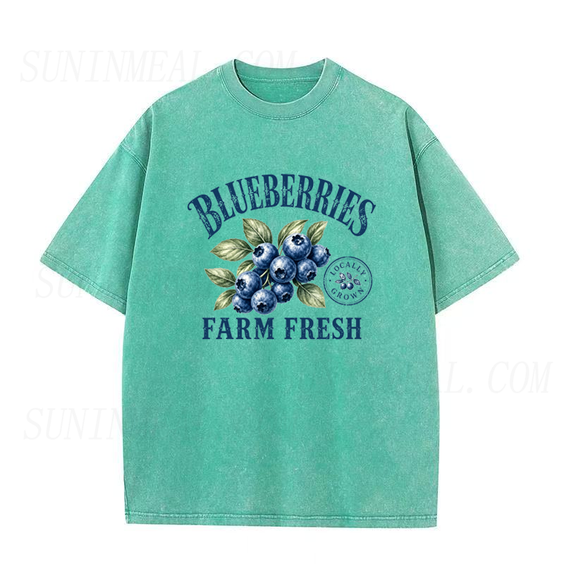 Blueberries Farm Fresh Unisex Tee