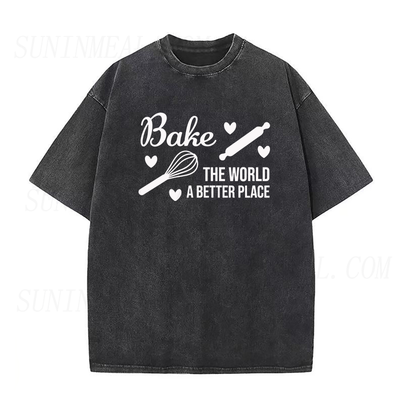Bake The World A Better Place Unisex Tee