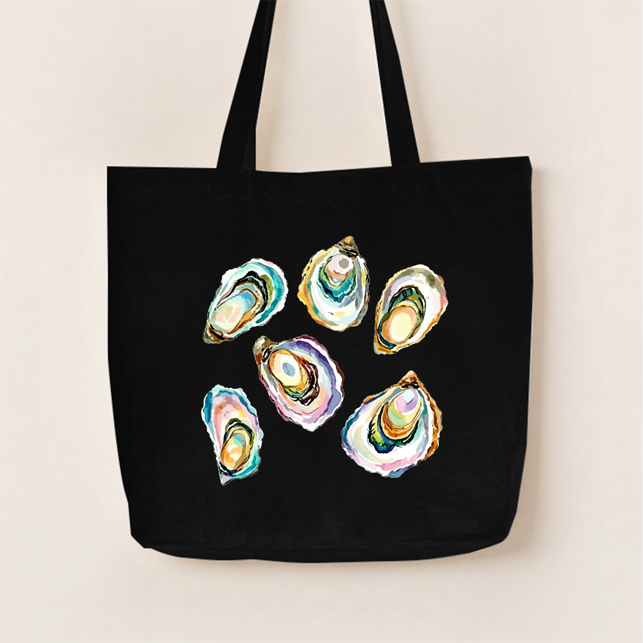 Watercolor Oyster Canvas Tote Bag