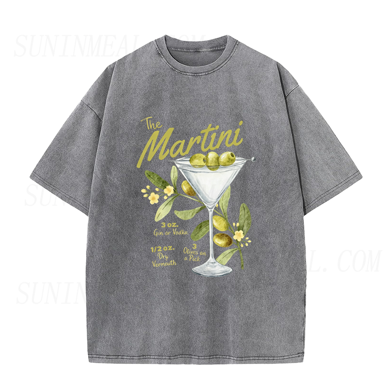 Martini & Olives Recipe Unisex Tee