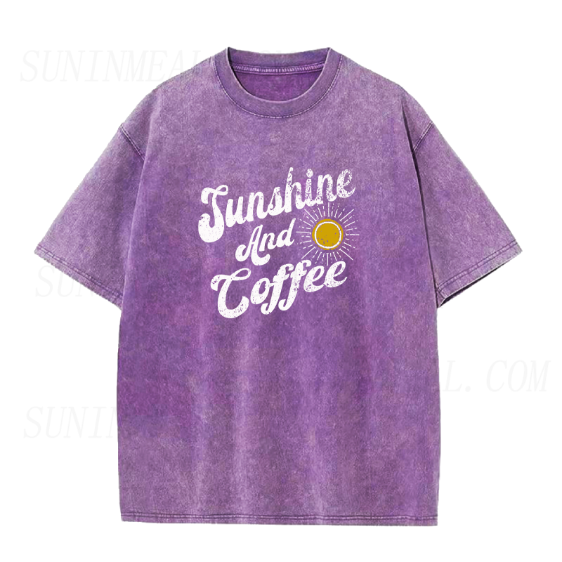Sunshine and Coffee Unisex Tee