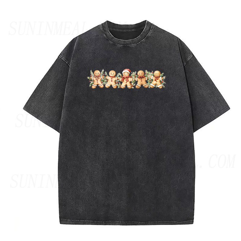 Gingerbread Man Christmas Unisex Tee