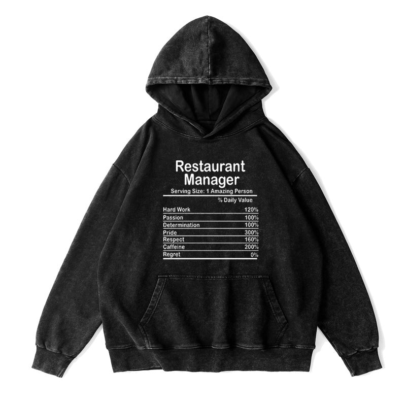 Restaurant Manager Unisex Hoodie