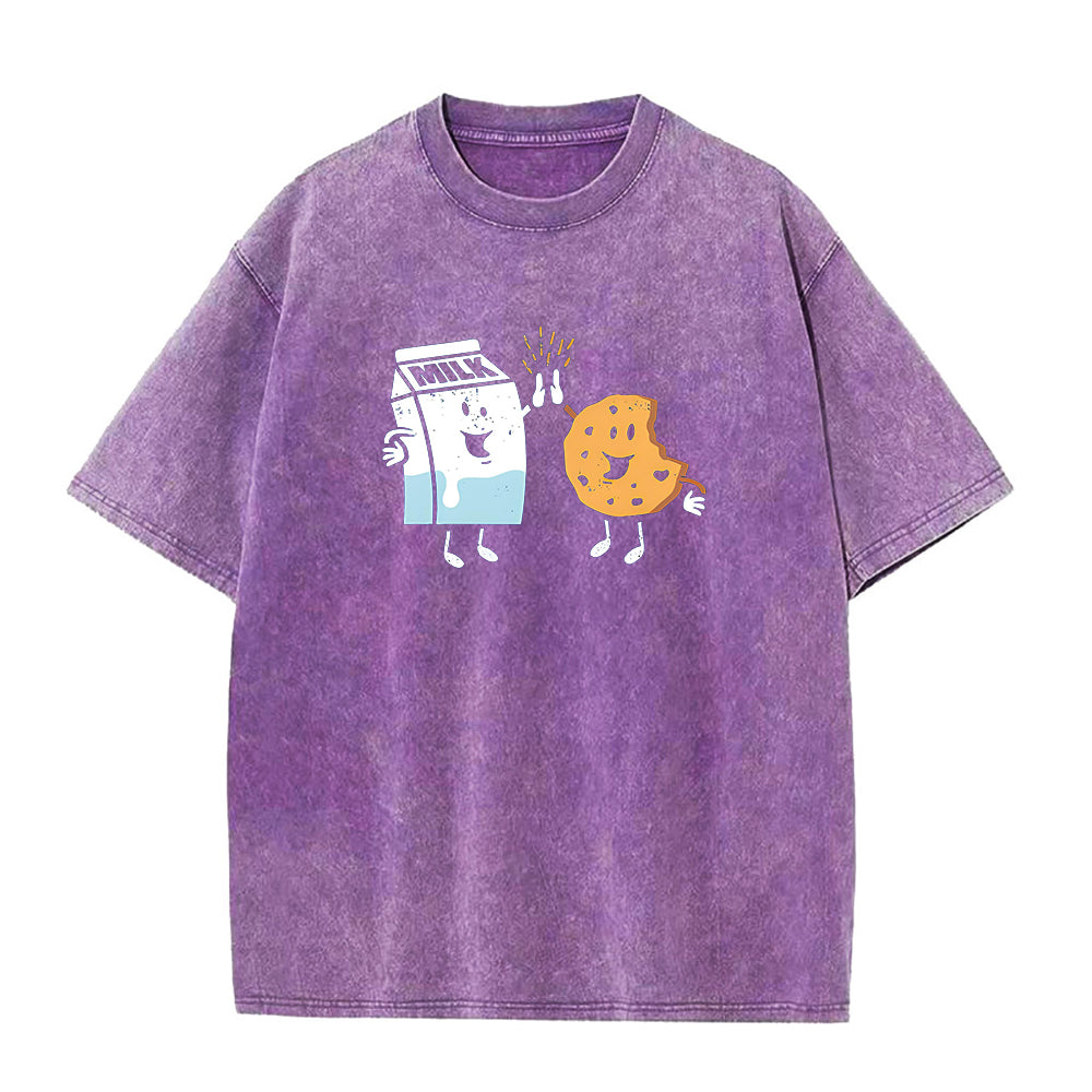 ミルク＆クッキーズ ユニセックスTシャツ