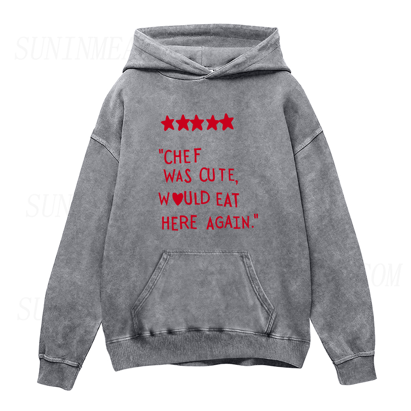 Chef was cute Unisex Hoodie