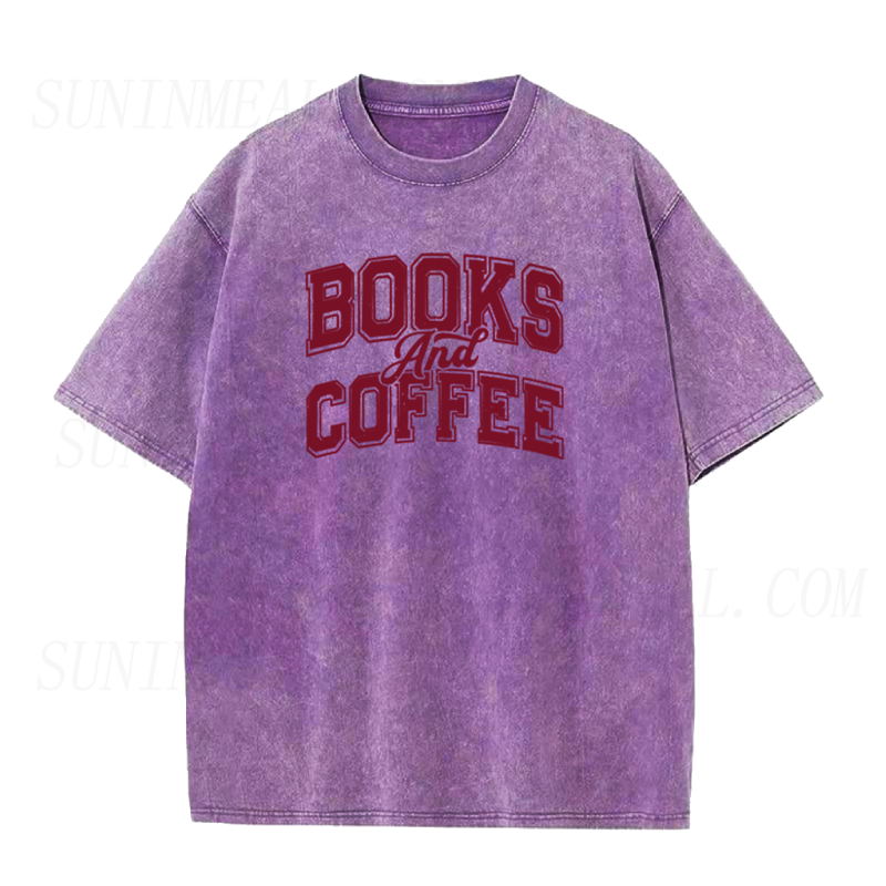Books and Coffee Unisex Tee