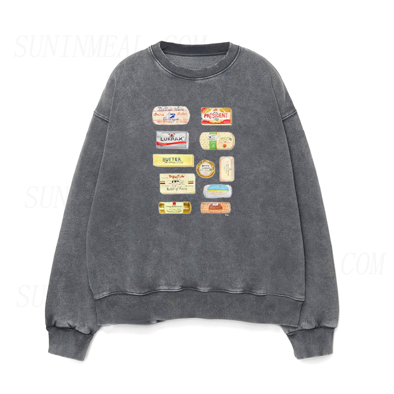 Butter Print Unisex Crewneck Sweatshirt
