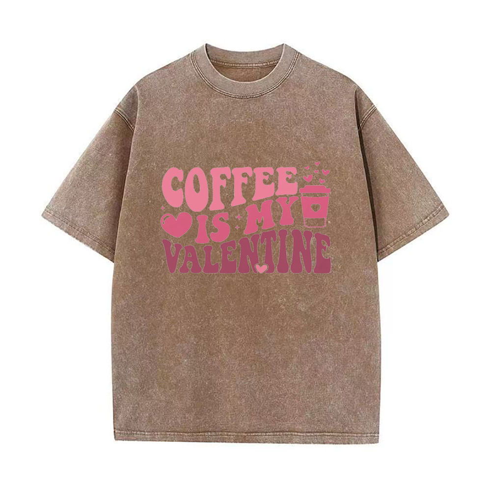 コーヒーバレンタインユニセックスTシャツ