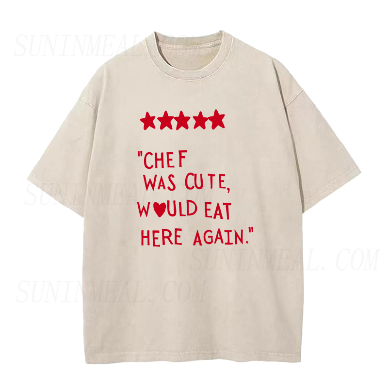 シェフはキュートなユニセックスTシャツ
