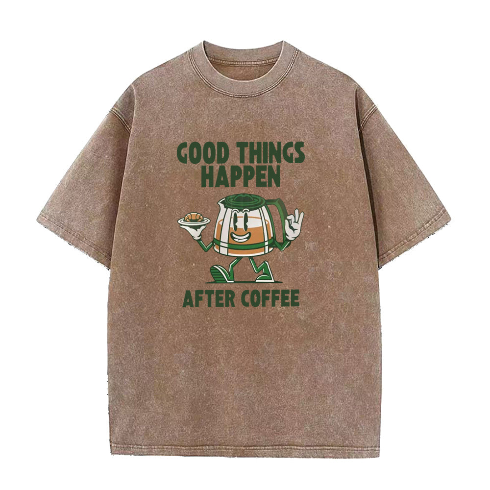 ユニセックスTシャツの後には良いことが起こる