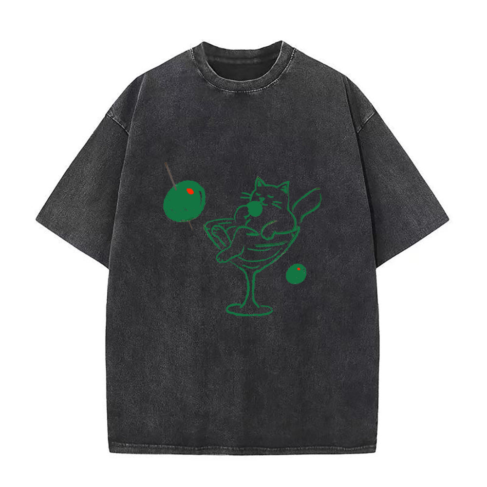 キャッツ・アンド・マティーニ ユニセックスTシャツ