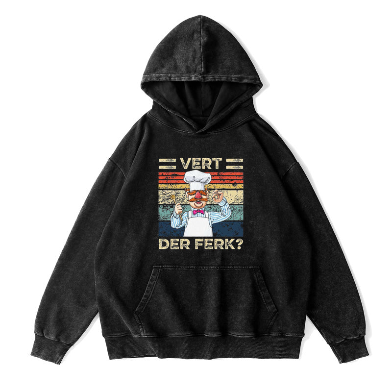 Vert Der Ferk chef Unisex Hoodie