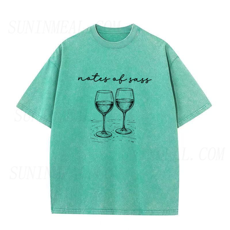 Notes of Sass Wine Unisex Tee