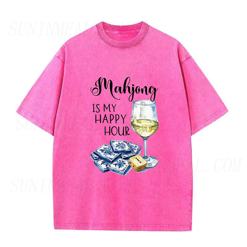 Mahjong Happy Hour Unisex Tee