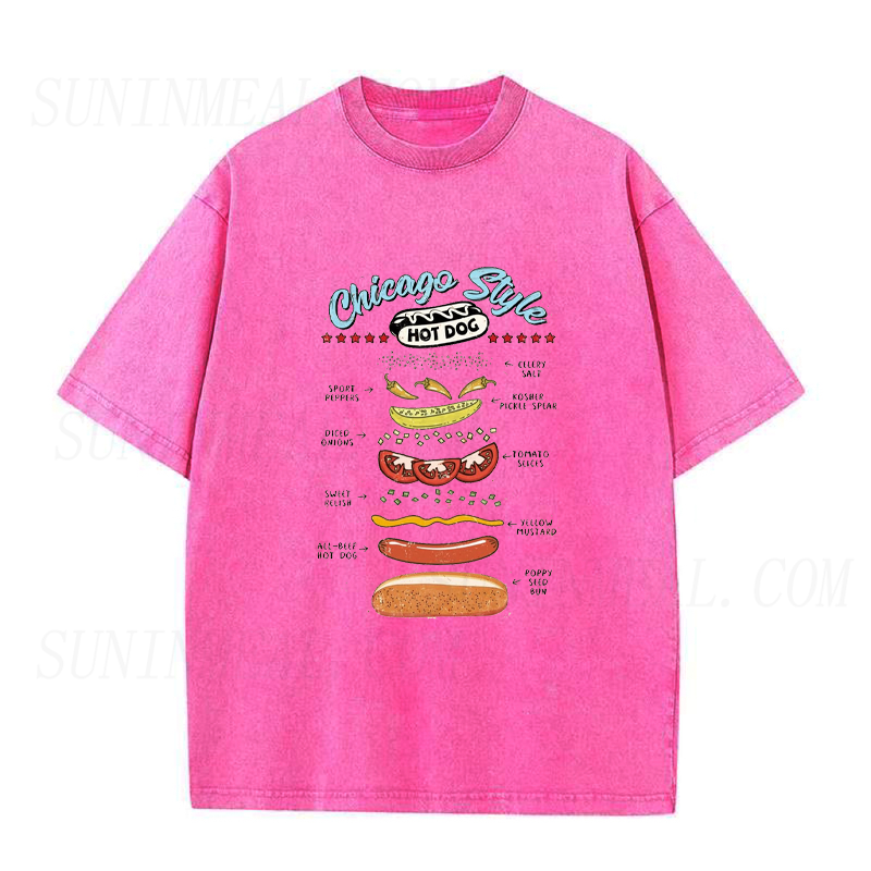 Chicago Style Hot Dog Unisex Tee