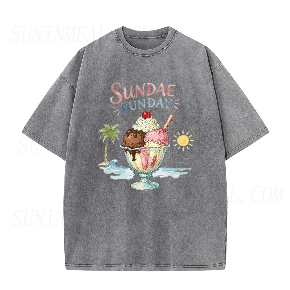 Sundae Funday Ice Cream Unisex Tee