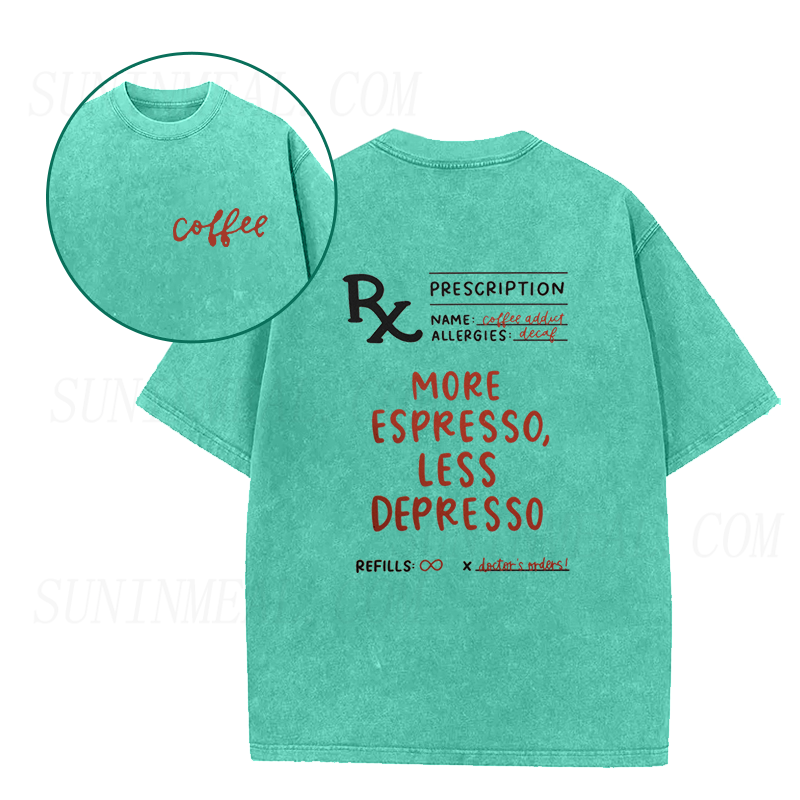 More Espresso Less Depresso Unisex Tee