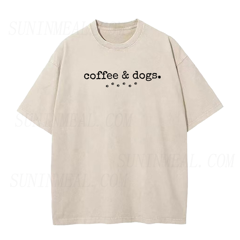 Coffee & Dogs Unisex Tee