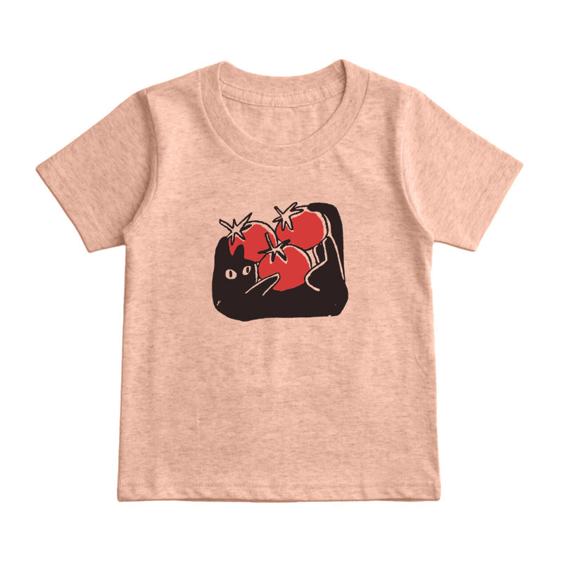 cat tomota Kids T-Shirt