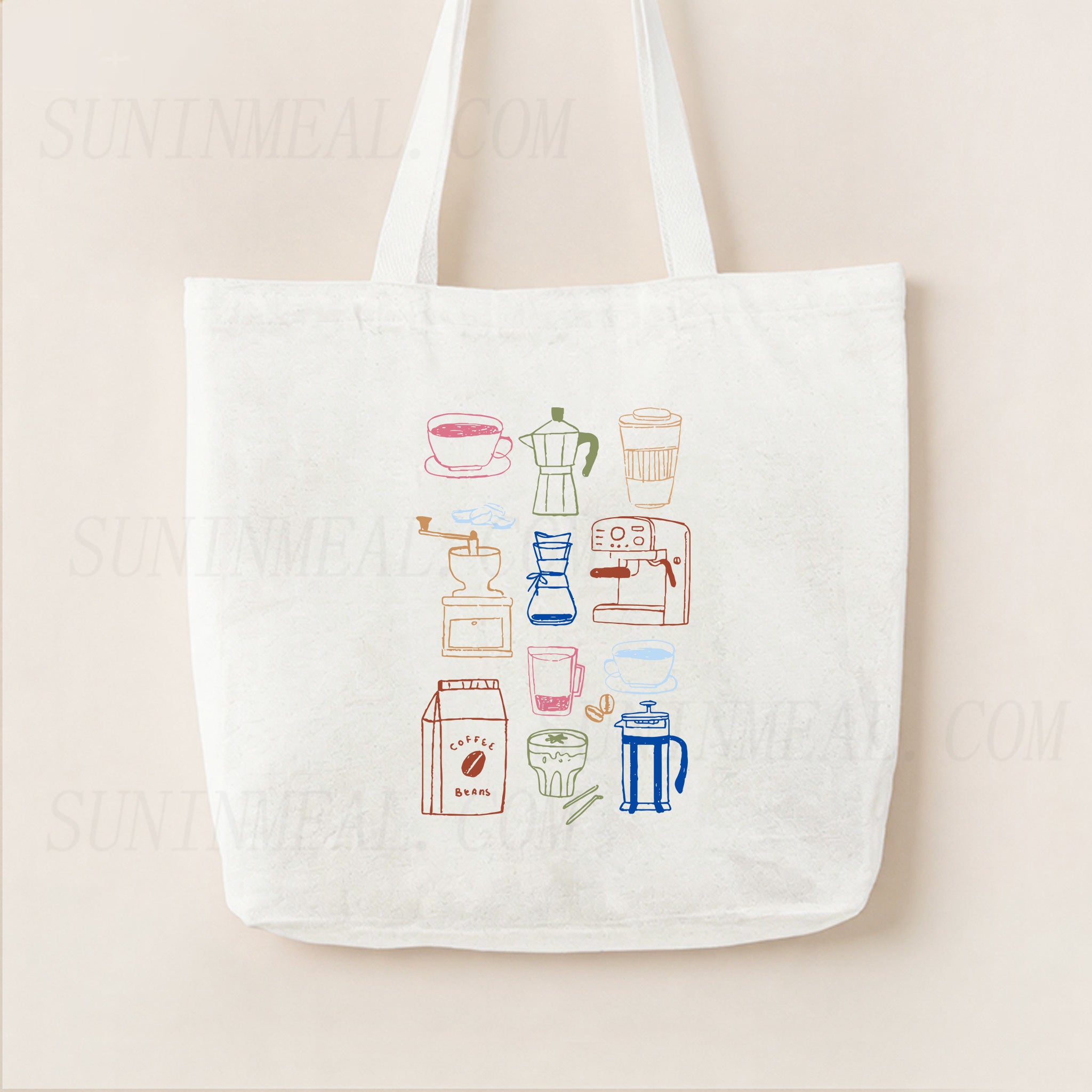 Coffee Canvas Tote Bag