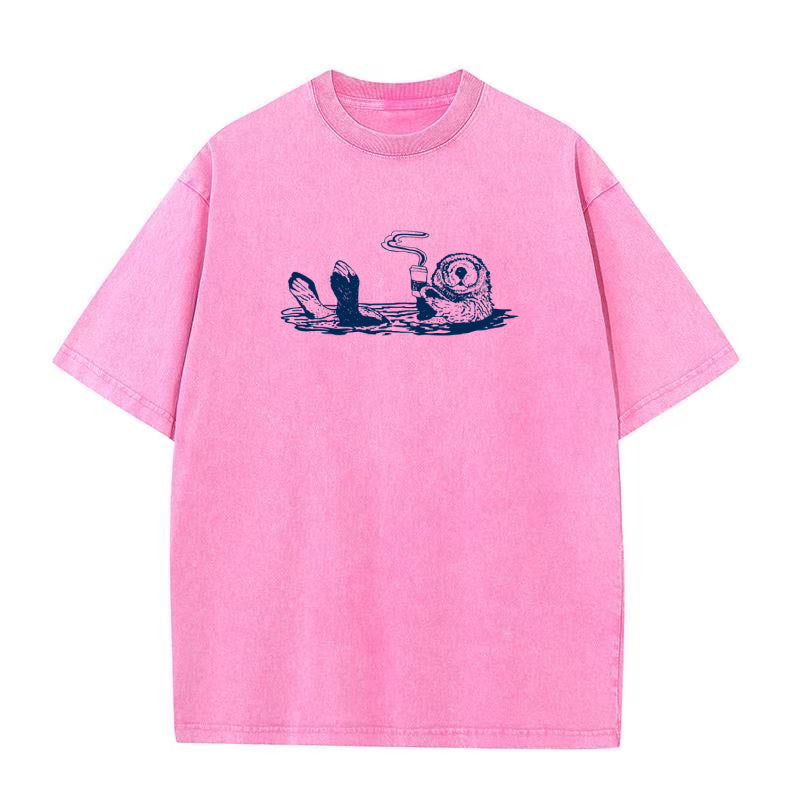 コーヒースイミングユニセックスTシャツ